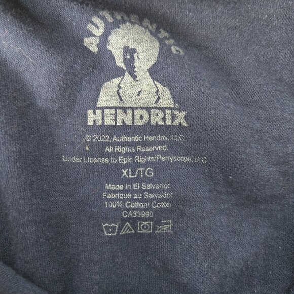 Jimi Hendrix Mens XL Tee Shirt - Picture 4 of 6